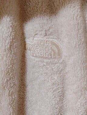 The North Face Cream Sherpa Zip Up  Jacket